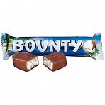 Шоколадный батончик Bounty 55г