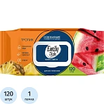 Влажные салфетки освежающие Emily Style Tropic 100+20 штук в упаковке