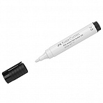 Ручка капиллярная Faber-Castell «Pitt Artist Pen Bullet Nib» белая, 2.5мм