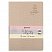 превью Тетрадь 60 л. в клетку обложка кожзам под рогожку, сшивка, B5 (179×250мм), БЕЖЕВЫЙ, BRAUBERG HARMONY
