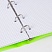 превью Тетрадь на кольцах А5 (175×220 мм), 120 л., пластиковая обложка, клетка, с фиксирующей резинкой, BRAUBERG, зеленая, 403569