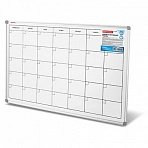 Доска-планинг НА МЕСЯЦ магнитно-маркерная 60×90 см, алюминиевая рамка, BRAUBERG «Extra»