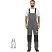 превью Полукомбинезон рабочий летний муж л27-ПК св-сер/сер 48-50/182-188