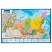 превью Карта России политико-административная 157×107см, 1:5.5М, в тубусе, интерактивная, BRAUBERG