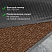 превью Коврик входной ворсовый влаго-грязезащитный ЛАЙМА, 120×150 см, ребристый, коричневый