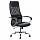 Кресло офисное BRABIX PREMIUM «Stalker EX-608 CH», хром, ткань-сетка/кожзам, черное, 532091