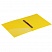 превью Папка с металлическим скоросшивателем и внутренним карманом BRAUBERG «Contract», желтая, до 100 л., 0.7 мм