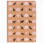 Тетрадь 40 л. в клетку обложка КРАФТ, бежевая бумага 70 г/м2, сшивка, А5 (147×210 мм), NATURE, BRAUBERG