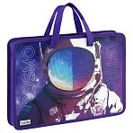 Папка с ручками А4 ArtSpace «Spaceman», пластик, на молнии, 45мм