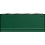 Планинг недатированный, 56л., 330×130мм, балакрон, BG «Ariane. Dark green»