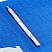 превью Папка-скоросшиватель с пружинным механизмом Attache пластиковая А4 синяя (0.7 мм, до 150 листов)
