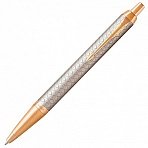 Ручка шариковая Parker IM Warm Silver Grey GT синяя серебристый корпус (артикул производителя 1931687)