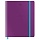 Дневник 1-11 кл. 48л. (твердый) BG «Monocolor. Lilac», иск. кожа, тиснение, ляссе, на резинке
