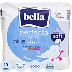 Прокладки женские гигиенические Bella Perfecta Ultra Blue 10 штук в упаковке