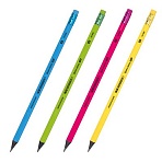 Карандаш чернографитный BRAUBERG KIDS, 1 шт., HB, трехгранный, с ластиком