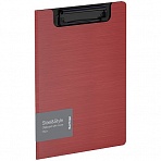 Папка-планшет с зажимом Berlingo «Steel&Style» A5+, 1800мкм, пластик (полифом), красная