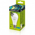 Лампа светодиодная Ergolux 20 Вт Е27 грушевидная 4500 К холодный белый свет