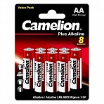 Батарейки Camelion Plus AA (8 штук в упаковке)