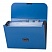 превью Портфель пластиковый BRAUBERG "Energy", А4, 256х330 мм, 6 отделений, синий