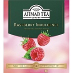 Чай Ahmad Tea Малиновое Лакомство, черный, пакетики в конвертах 100×1.5г/уп