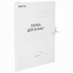 Папка для бумаг с завязками картонная STAFF, гарантированная плотность 220 г/м2, до 200 л. 