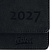 превью Планинг датированный 2027, 305×140 мм, GALANT «Ritter», под кожу, черный