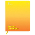 Дневник 1-11 кл. 48л. (ЛАЙТ) BG «Gradient. Yellow», иск. кожа, печать, цветн. срез, ляссе