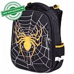 Ранец BRAUBERG PREMIUM, 2 отделения, с брелком, «Venomous spider», 3D панель, 38×29х16 см