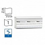 Полотенца бумажные 250 шт., VEIRO Professional (Система H3), комплект 20 шт., Comfort, белые, 21×21.6, V, KV210