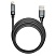 превью Кабель Smartbuy Bold, USB - Lightning, для Apple, экстрапрочный, 3A output, оплетка TPE, 1м, черный