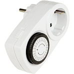 Розетка с механическим таймером, 220В. 12/24ч. 3500Вт Uniel UL-00003765