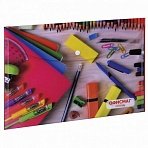 Папка-конверт с кнопкой ОФИСМАГ, А4, 160 мкм, до 100 листов, цветная печать