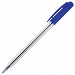 Ручка шариковая STAFF, автоматическая, синяя