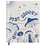 Дневник 1-11 кл. 48л. (твердый) BG «Stay groovy», иск. кожа, тиснение фольгой, ляссе, на резинке