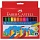 Фломастеры Faber-Castell «Jumbo», 24цв., утолщенные, смываемые, картон, европодвес