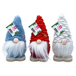 Украшение новогоднее интерьерное, 12 см, «Гномики», полиэстер/пенопласт, ассорти, ЗОЛОТАЯ СКАЗКА