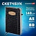 превью Скетчбук, слоновая кость 140 г/м2, 130×210 мм, 80 л., КОЖЗАМ, резинка, BRAUBERG ART CLASSIC, CROCO, черный