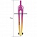 превью Готовальня Berlingo «Radiance», 2 предмета, циркуль 170мм, желтый/розовый градиент, пластиковый футляр