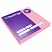 превью Самоклеящийся блок Berlingo «Ultra Sticky», 75×75мм, 100л, пастель, розовый