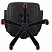 превью Кресло компьютерное BRABIX «Nitro GM-001», ткань, экокожа, черное, вставки красные