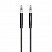 превью Кабель Jack 3.5 mm -Jack 3.5 mm 1.8 м BELKIN, для передачи аналогового аудиосигнала, AV10164bt04-BLK