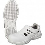 Сандалии Мистраль с перфорацией White GRIP PROTECTION c ПП р.40 (19143)