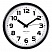 превью Часы настенные TROYKA 91900945, круг, белые, черная рамка, 23×23×4 см