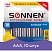 превью Батарейки SONNEN Alkaline, AAA (LR03, 24А), алкалиновые, КОМПЛЕКТ 10 шт., в коробке