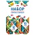 превью Набор картона и бумаги A4, мелованные 20 л. (10 цветов + 10 цветов) в папке, HATBER, 200×290 мм, «Мозаика», 088569