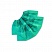 превью Бахилы одноразовые ламинированные с 2-ой резинкой бело-зеленые EleGreen (250 пар в упаковке)