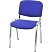 превью Стул офисный Easy Chair Изо синий (ткань, металл) (1550829)