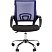 превью Кресло EChair-304LT TC ткань черн/сетка синий, хром