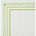 превью Сертификат-бумага А4  Attache зеленая рамка с водяными знаками, 25шт/уп