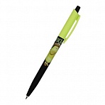 Ручка шариковая автоматическая Bruno Visconti HappyClick Клубника цвет чернил синий цвет корпуса черный/зеленый (толщина линии 0.38 мм)